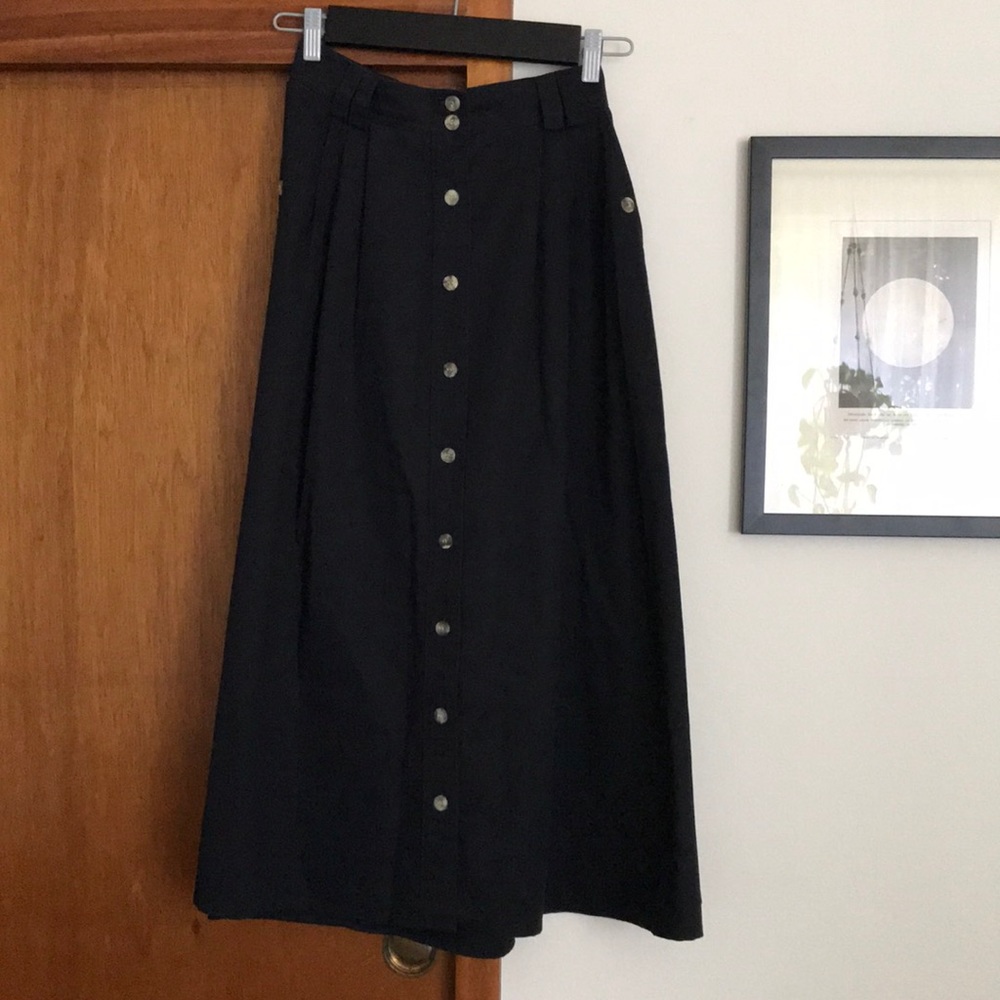 Vintage high waisted button up skirt - Picture 2 of 5